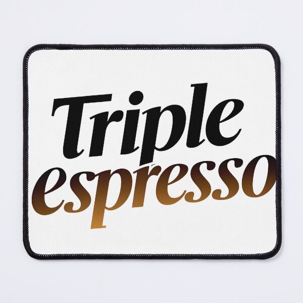 Item preview, triple espresso coffee designed and sold by AB-roshi.