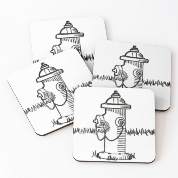 Item preview, Fire Hydrant Stamp Design - Black designed and sold by gillianalyse.