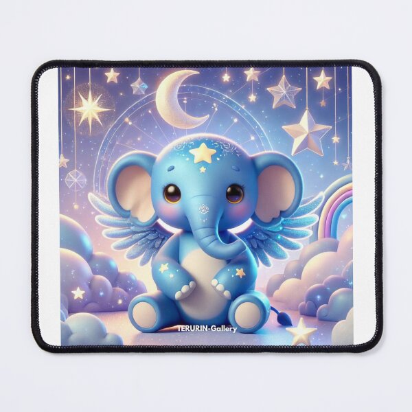 Item preview, Guardian of Dreams: Dreamus the Blue Elephant designed and sold by TERURIN-Gallery.