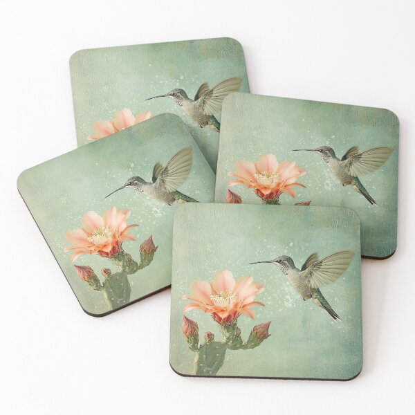 Item preview, Anna's Hummingbird and Cactus   designed and sold by Elisabeth Lucas.