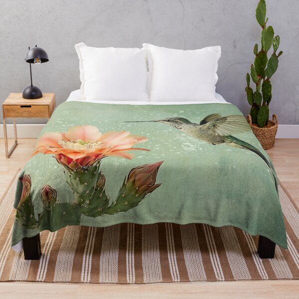 Item preview, Anna's Hummingbird and Cactus   designed and sold by Elisabeth Lucas.