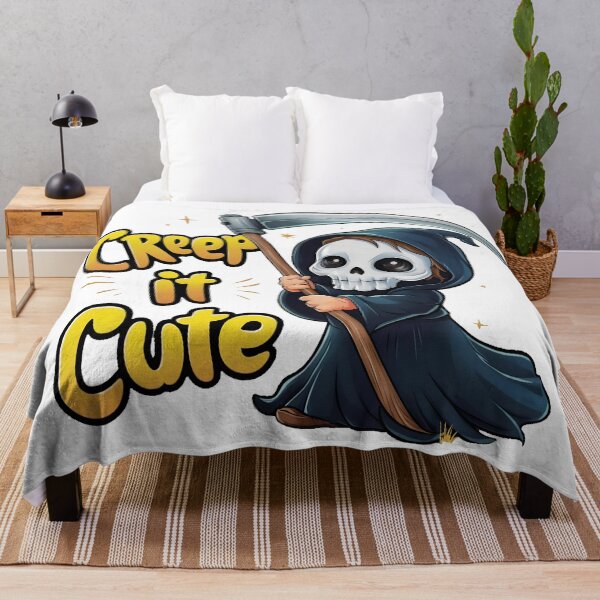 Item preview, Funny Grim Reaper Creep It Cute designed and sold by PlanetMarker.