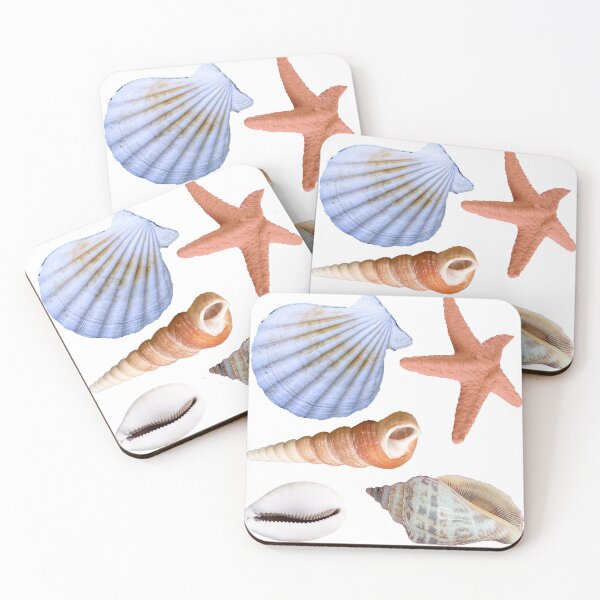 Item preview, Beachy Keen Sea Shells designed and sold by CeratopsArt.