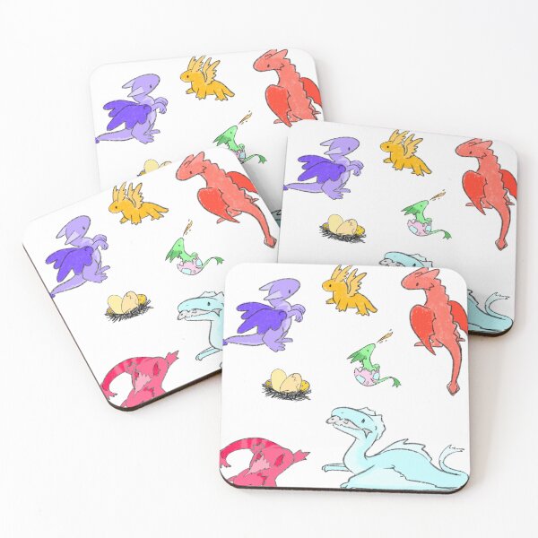 Item preview, Rainbow Dragons designed and sold by Sarah Reed.