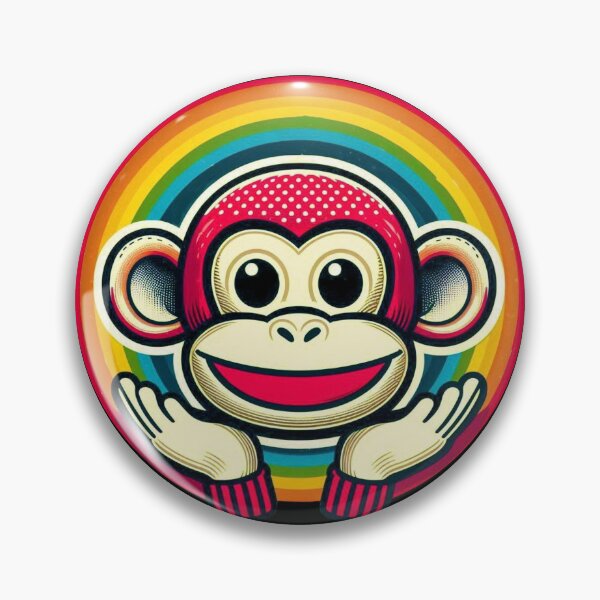 Item preview, Sock Monkey designed and sold by Myra365Art.