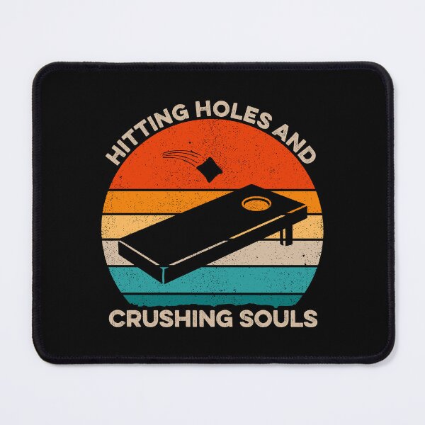 Item preview, Hitting Holes and Crushing Souls - Cornhole Player Gift designed and sold by zeviwanty.