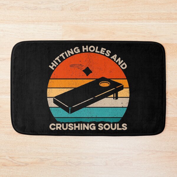 Item preview, Hitting Holes and Crushing Souls - Cornhole Player Gift designed and sold by zeviwanty.