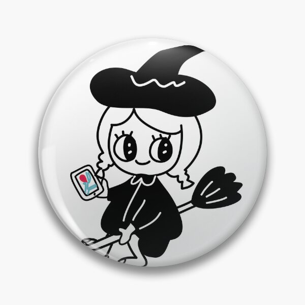 Item preview, Witch delivery cartoon designed and sold by Ahappycraft.