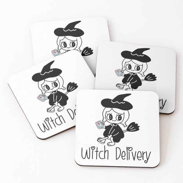 Item preview, Witch delivery cartoon designed and sold by Ahappycraft.