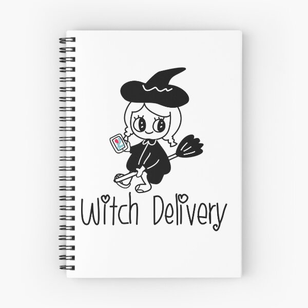 Item preview, Witch delivery cartoon designed and sold by Ahappycraft.
