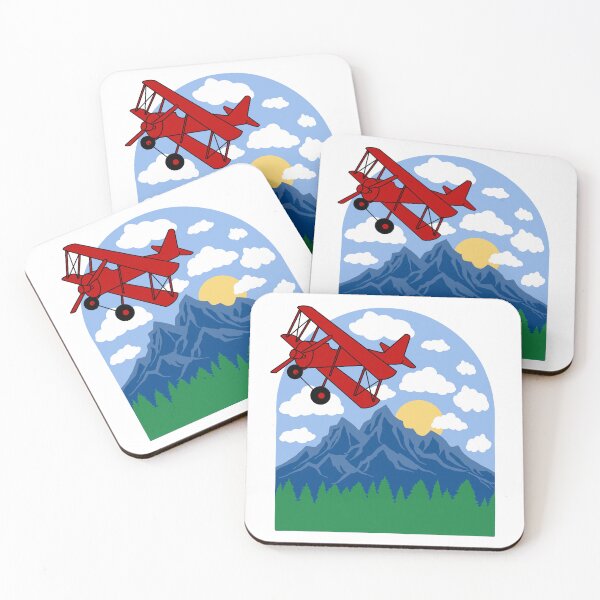 Item preview, My Number One Airplane Flying Over Mountains  designed and sold by missmann.