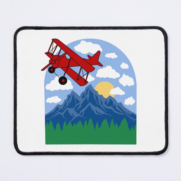 Item preview, My Number One Airplane Flying Over Mountains designed and sold by missmann.