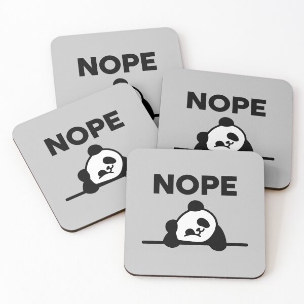 Item preview, Lazy Panda - Nope designed and sold by zeviwanty.