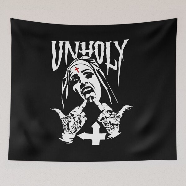 Item preview, The Girl Unholy Nun Tattoo designed and sold by vegitoduran.