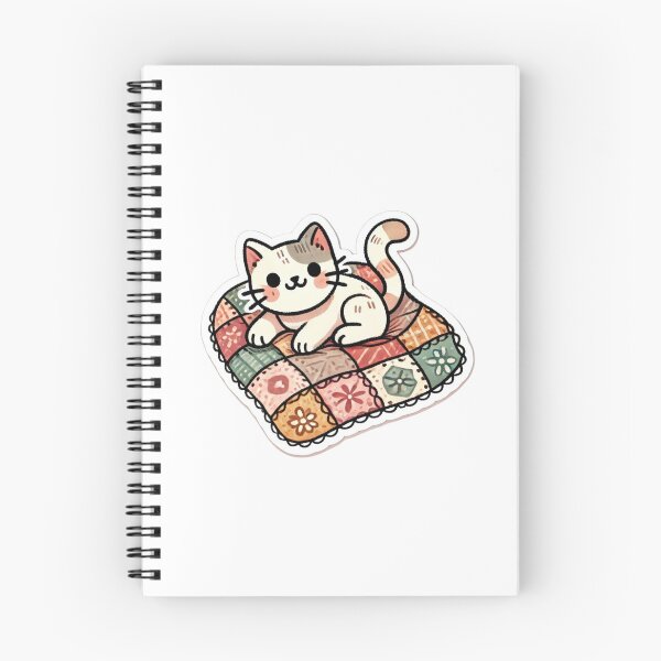 Item preview, Cozy Cat On A Quilt designed and sold by Bug-and-Dove.