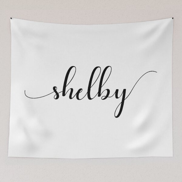 Item preview, Shelby - Custom name on delicate black cursive font designed and sold by To the Lua.
