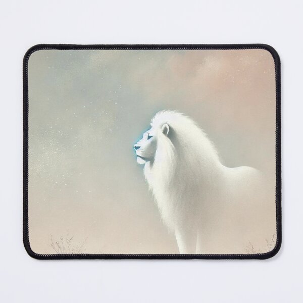 Item preview, Graceful Lion in Tranquil Minimalism designed and sold by takeng07.