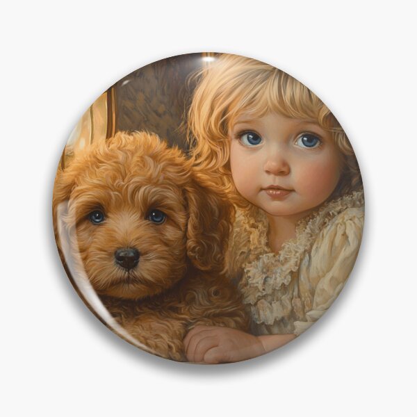 Item preview, Cavoodle And A Victorian Child designed and sold by Nocturne  Paws.