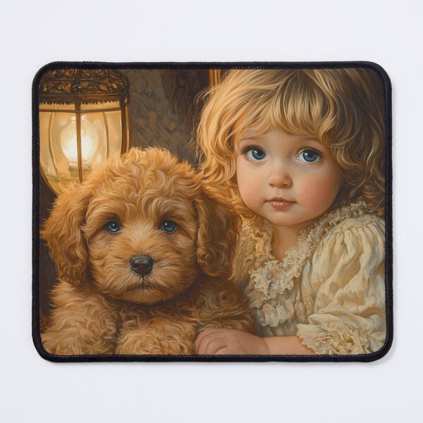 Item preview, Cavoodle And A Victorian Child designed and sold by Nocturne  Paws.