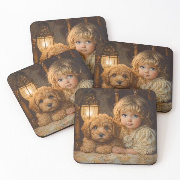 Item preview, Cavoodle And A Victorian Child designed and sold by Nocturne  Paws.