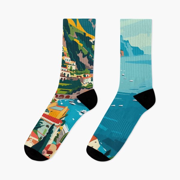 Item preview, Tuscany Italy Minimalist Amalfi Coast Graphic Illustration designed and sold by LVTFCOarts.