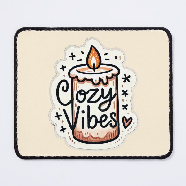 Item preview, Cozy Vibes Candle designed and sold by Bug-and-Dove.