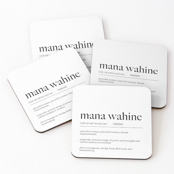 Item preview, Hawaiian Mana Wahine (Powerful Woman) Definition designed and sold by lolomastudio.