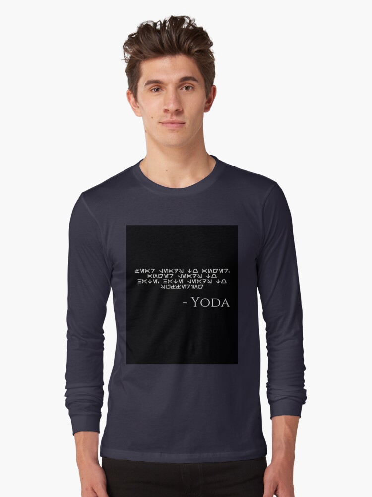 Aurebesh "Fear leads to anger. Anger leads to hate. Hate leads to suffering." Classic T-Shirt