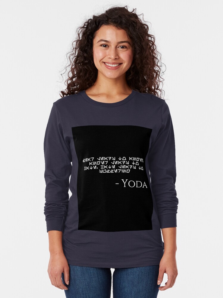 Aurebesh "Fear leads to anger. Anger leads to hate. Hate leads to suffering." Classic T-Shirt