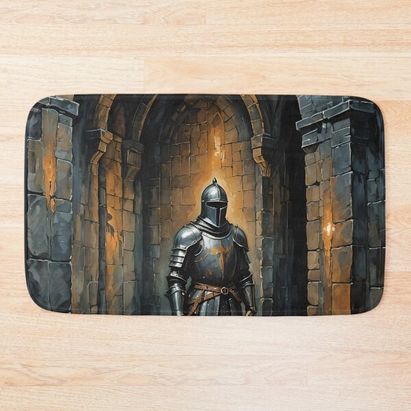 Artikelvorschau, Acryl Dungeon Krieger in Rüstung entworfen und verkauft von koreatvtea.