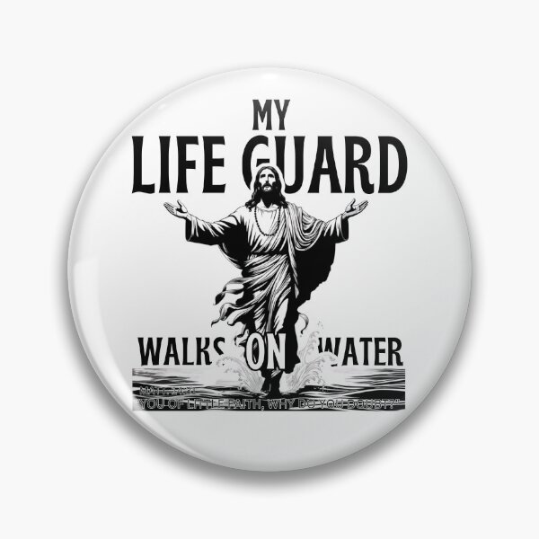 Item preview, My Life Guard Walks on Water designed and sold by Canvations.