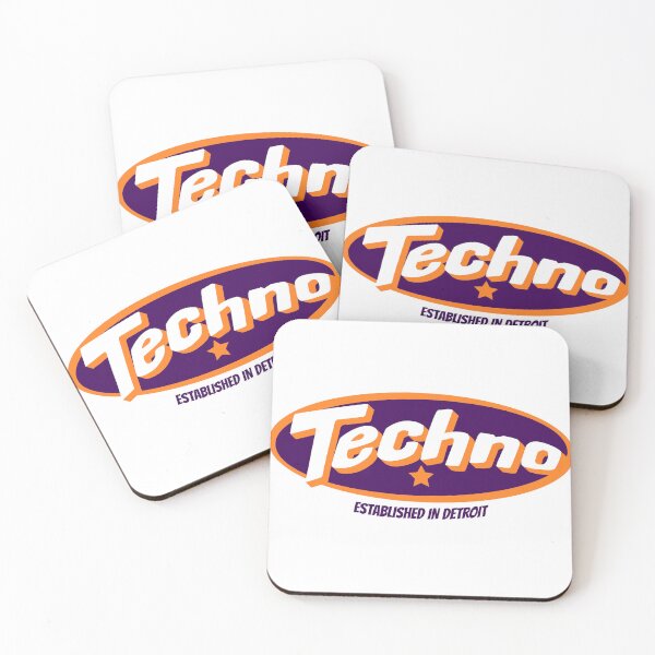 Aperçu de l'œuvre TECHNO - Logo de la station-service (prune/orange) créée et vendue par Discothreadz.