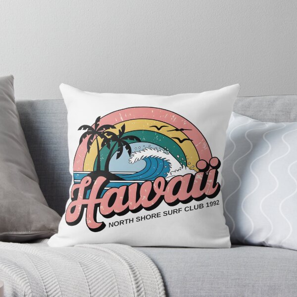 Artikelvorschau, Grafik im Retro-Stil „HAWAII North Shore Surf Club 1992“ entworfen und verkauft von OneLastWish.
