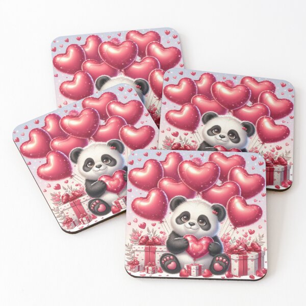 Item preview, Valetine Panda 2 designed and sold by PANDALOVEART.