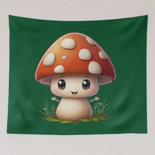 Item preview, Happy Mushroom Character  designed and sold by Robertworkshop.