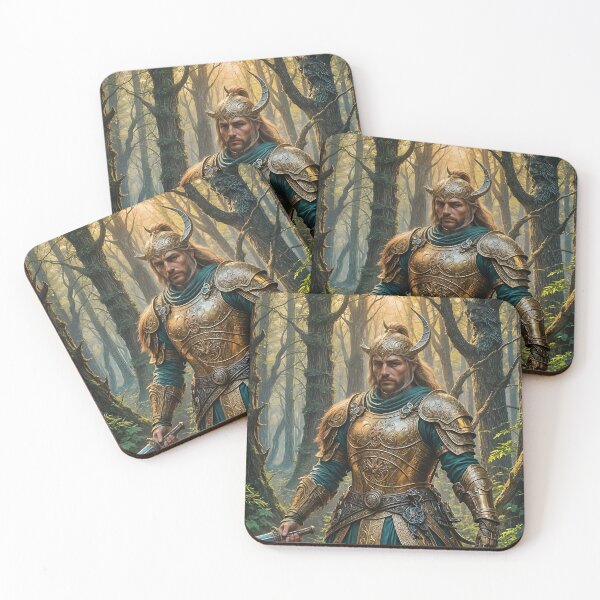 Item preview, Fantasy Warrior in Golden Armor designed and sold by koreatvtea.