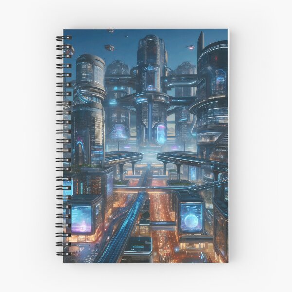 Item preview, Future City designed and sold by AwesomeDigiShop.