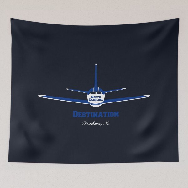 Item preview, Destination Durham North Carolina NC Airplane Airport Logo  designed and sold by Lartheviking.