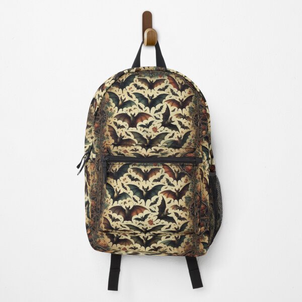 Item preview, Pattern of flying bats retro style designed and sold by BatsAndRats.