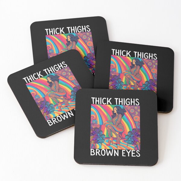 Item preview, Thick Thighs Brown Eyes Psychedelic  designed and sold by SD-LA-AND-U.