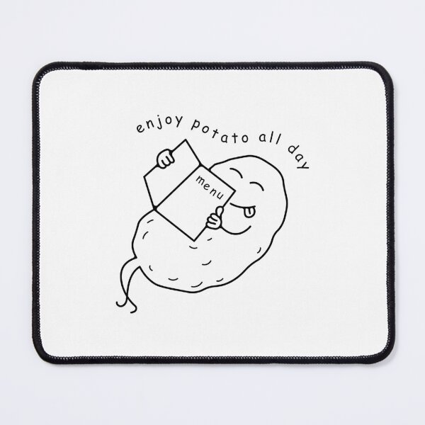 Item preview, enjoy potato all day, tater tot funny, cartoon potato funny. designed and sold by stylegoose.