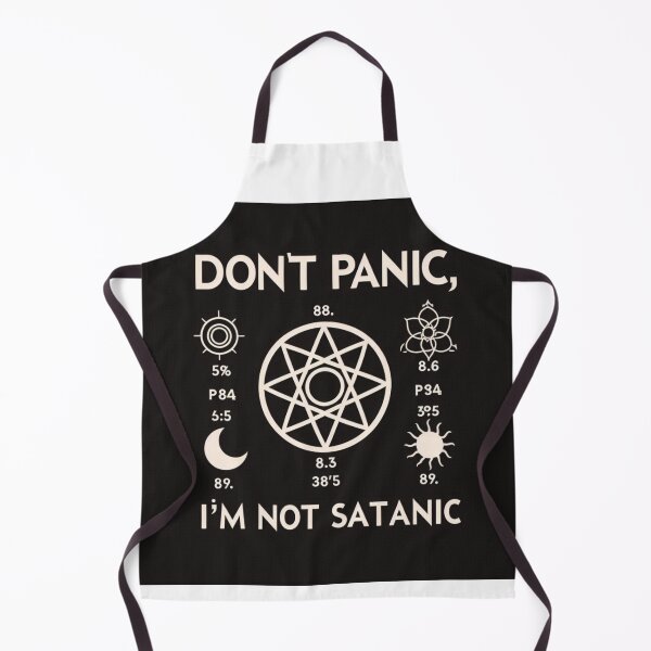 Item preview, Don't panic, I'm not satanic designed and sold by citmgpod.