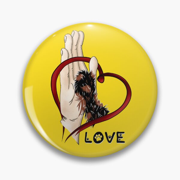 Item preview, Paw love black & brown designed and sold by MelAponie.