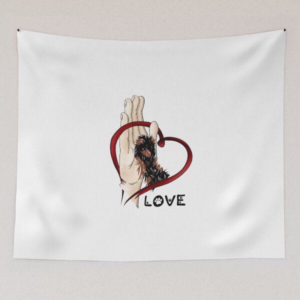 Item preview, Paw love black & brown designed and sold by MelAponie.