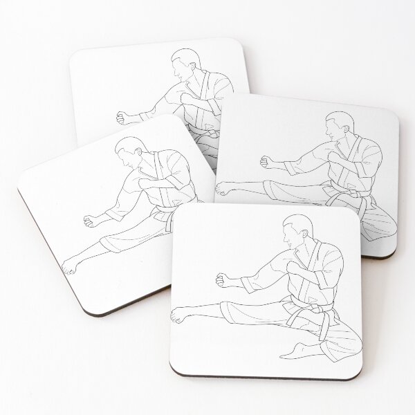 Item preview, Man in Karate Pose designed and sold by niStock.