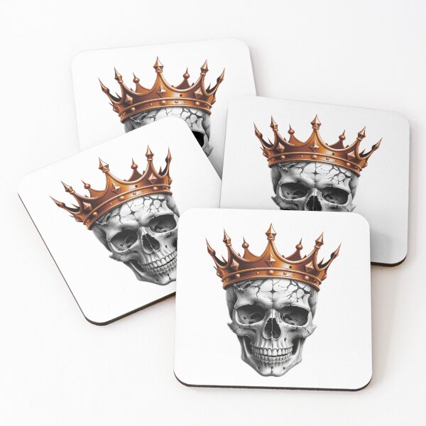 Item preview, Bronze King Crown Skull  designed and sold by Robertworkshop.