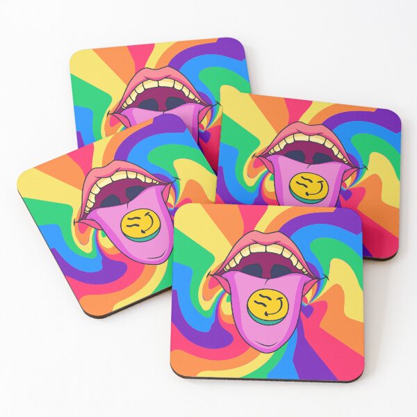 Item preview, Trippy Hippy Psychedelic Smiley designed and sold by CoolCrap-.