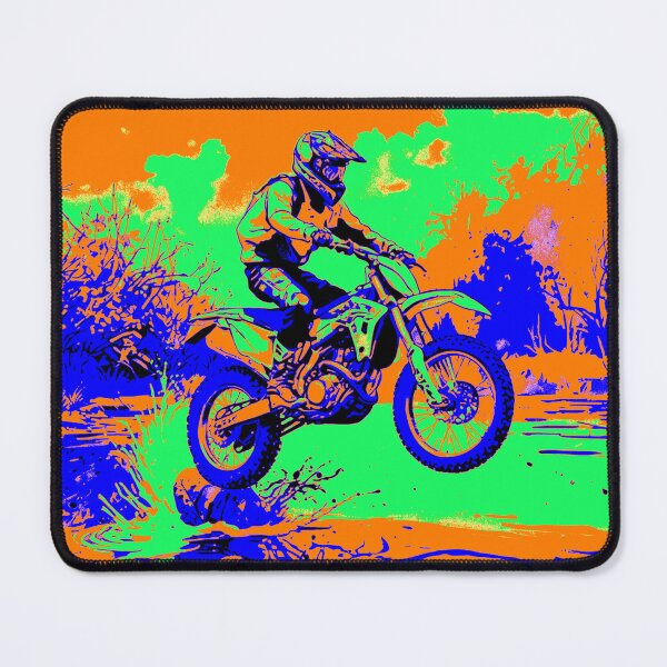 Item preview, River Hopping - Motocross Rider designed and sold by NaturePrints.