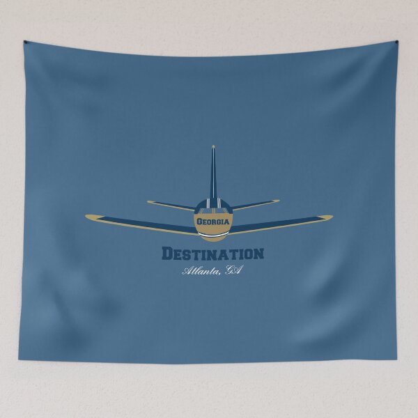 Item preview, Destination Atlanta Georgia GA Airplane Airport Logo  designed and sold by Lartheviking.