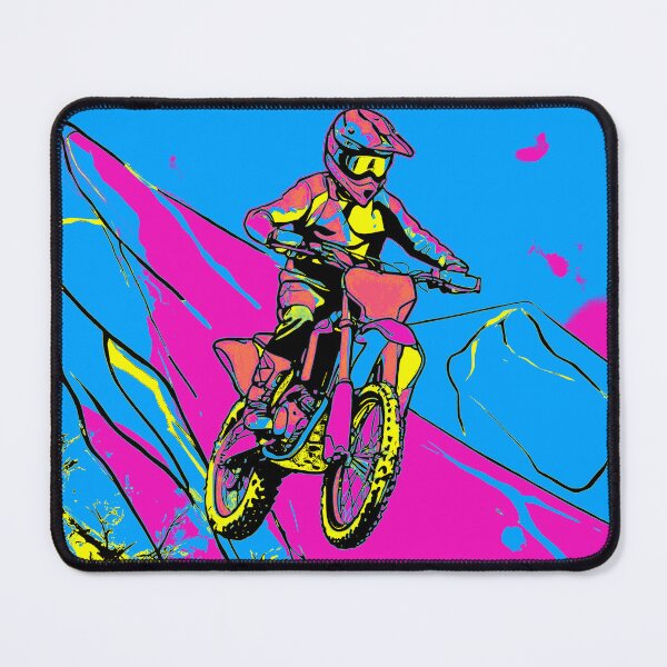 Item preview, Downhill Mountain Run - Motocross Rider designed and sold by NaturePrints.
